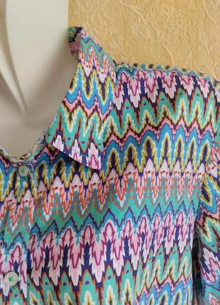 Блузка рубашка, хлопок,483 фото