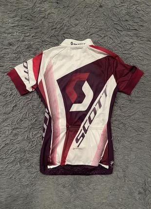 Scott спортивная велосипедная футболка джерси