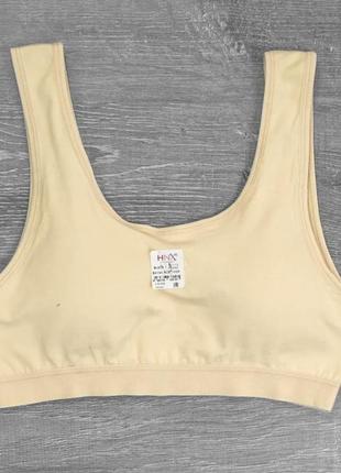 Жіночий бавовняний топ на гумці, знімні чашки, широкі бретелі. 
розмір 2xl: чашка – с/d, об'єм – 85-90.