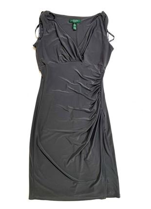 Вечернее платье lauren /размер s-m/ платье ralph lauren / олягающее платье / платье с вырезом / платье с декольте / короткое платье _1