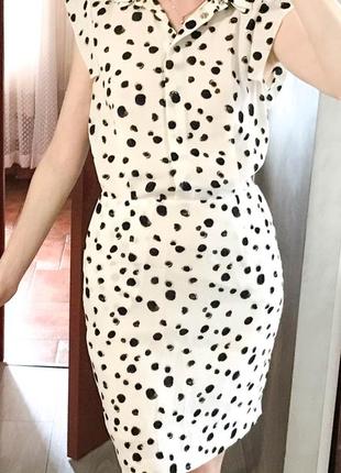 Летнее миди платье в горошек &amp; other stories