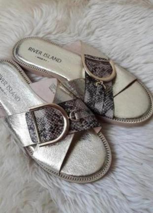 Шльопанці river island 42 розмір