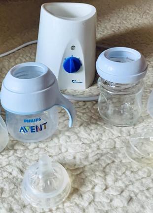 Подогреватель (стерилизатор) для бутылочек primamma  и бутылочки philips avent