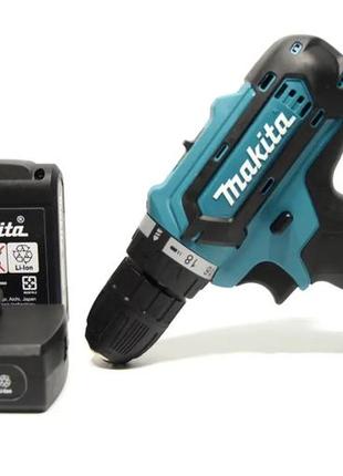 Шуруповерт makita 331 dwe (24v, 5.0ah) с набором инструментов, запасной аккумулятор.3 фото