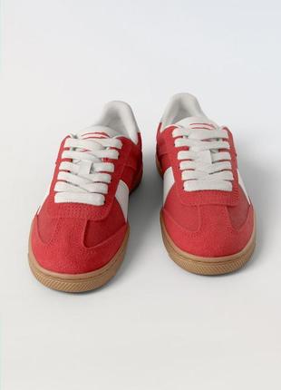 Кеды, кеды зара, яркие кеды зара, кожаные кеды зара, яркие кожаные кеды зара