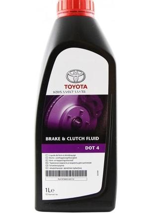 Тормозная жидкость toyota brake fluid dot-4 1л