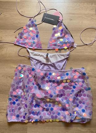 Купальник с юбкой