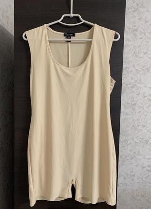 Бесшовный эластичный комбинезон белье boohoo, новый!