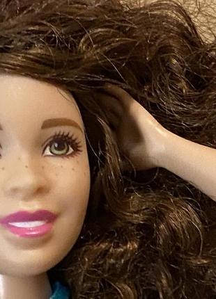 Кукла барби (2001 mattel) в бирюзовом платья