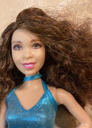 Кукла барби (2001 mattel) в бирюзовом платья
