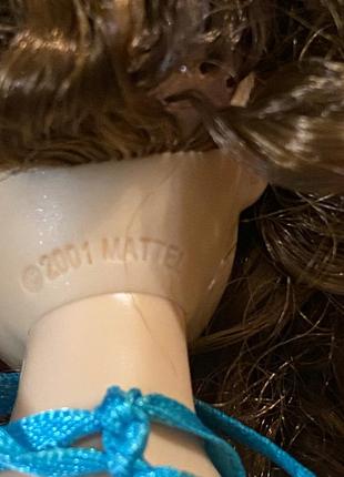 Кукла барби (2001 mattel) в бирюзовом платья