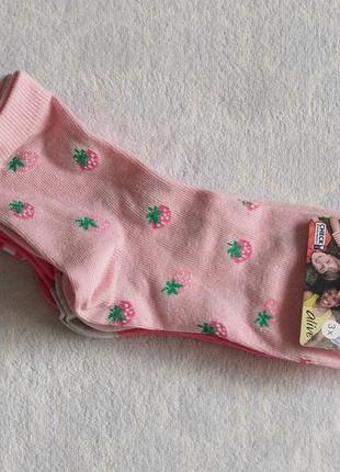 Шкарпетки дитячі на дівчинку комплект 3 пари роз. 35-38 від alive нові