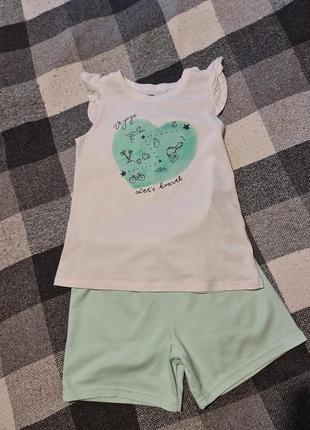 Комплект шорты и футболка