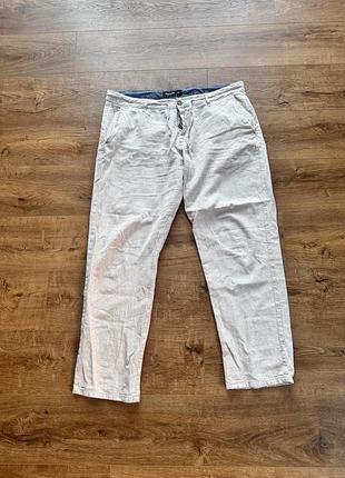 Льняные брюки брюки peacocks