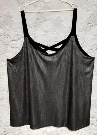 Классный стильный топ большого размера 64-66