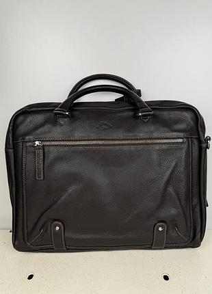 Кожаная сумка для ноутбука katana