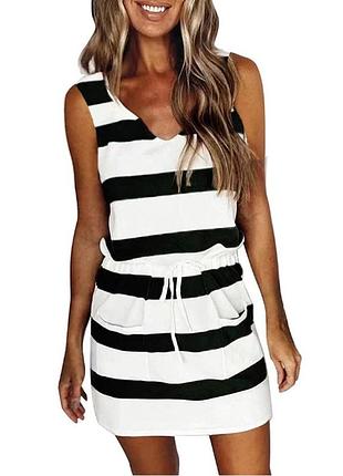 Сукня - майка  в смужку