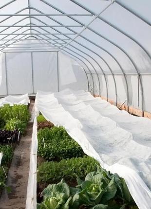 Агроволокно 30 г/м²  9,5 х50м, "shadow" (чехия) 4% белый спанбонд для укрытия винограда на зиму5 фото