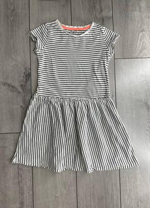 Трикотажна сукня в полоску h&m
