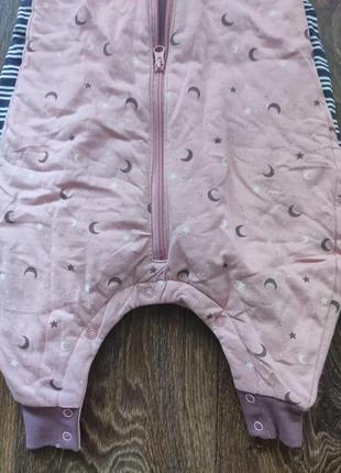 Детский комбинезон для сна из хлопка от немецкого бренда lupilu 80-92 теплый