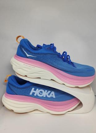 Кроссовки hoka bondi 8 coastal sky/all aboard (1127954 csaa) оригинал,новые