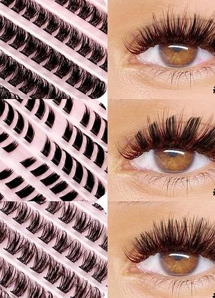 Накладні вії з туш-клеєм