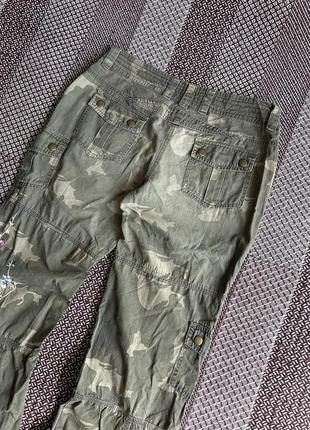 Diesel baggy fit camo y2k style брюки женские оригинал бы в3 фото
