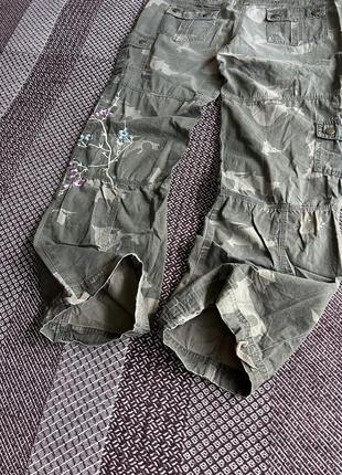 Diesel baggy fit camo y2k style брюки женские оригинал бы в4 фото