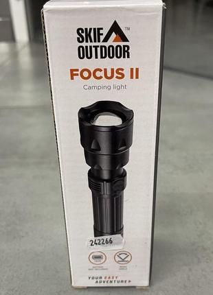 Ліхтар кишеньковий skif outdoor focus ii (hq-202), акумулятор 18650, фокусування, туристичний ліхтар5 фото