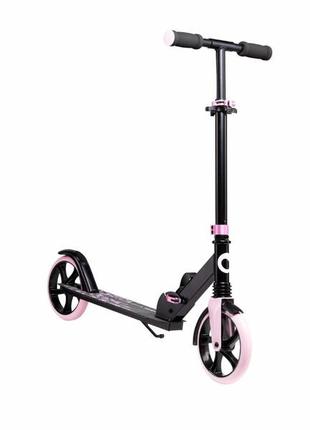 Дитячий самокат lionelo luca balck carbon pink7 фото