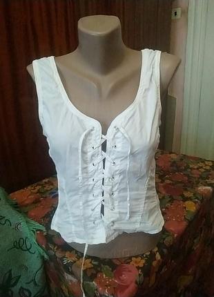 Біла рубашка 100% катон