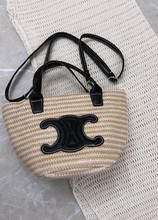 Плетена сумка celine