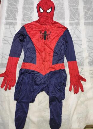 Карнавальный анимационный морф-костюм человек паук хl