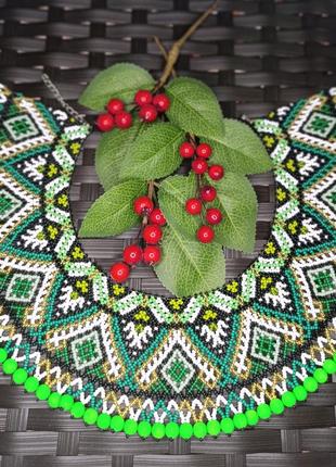 Силка из бисера гердан ожерелье чокер колье