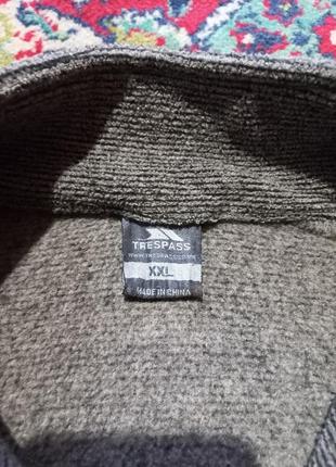 Мужская флисовая кофта с воротником . чоловіча флісова кофта з воротником .