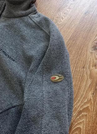 Мужская флисовая кофта с воротником . чоловіча флісова кофта з воротником .