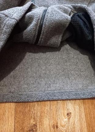 Мужская флисовая кофта с воротником . чоловіча флісова кофта з воротником .