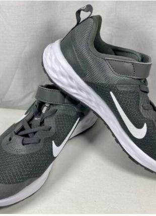Кроссовки легкие дышащие унисекс на липучке nike revolution 6 nn (оригинал)