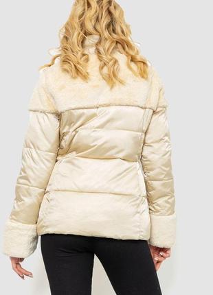 Куртка жіноча демісезонна, колір світло-бежевий, 235r69294 фото