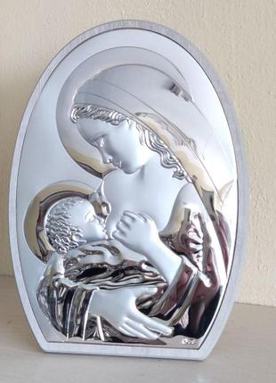 Греческая икона prince silvero богородица с младенцем 16,5х22,5 см ma/e907/3st 16,5х22,5 см1 фото