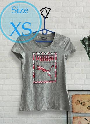 Женская футболка puma, (р. xs)