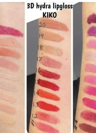 Блиск 3d kiko milano