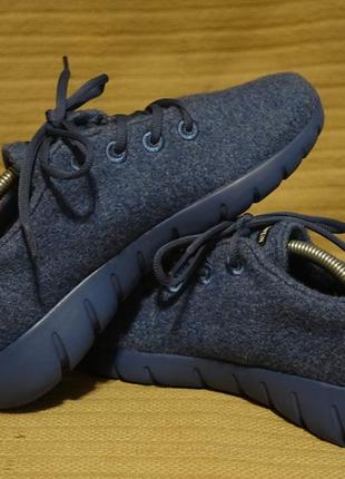 Легчайшие чисто шерстяные синие беговые кроссовки giesswein merino runners австрия 38 р.