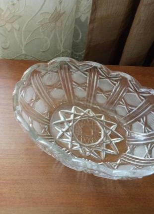 Хрустальная ваза, ладья