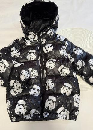 Двухсторонняя осень- зима курточка star wars на мальчика 4-5 лет2 фото