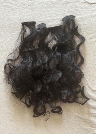 Накладные волосы на застежках