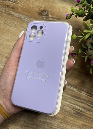 Чехол на айфон 11 про iphone 11 pro силикон кейс silicone case лавандовый