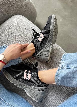 Кроссовки new balance 1906r black/grey/pink6 фото
