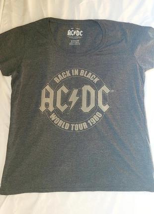 Футболка оригинальная ac dc Fruit Of The Loom