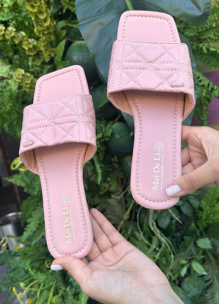 Шлепанцы женские розовые б1658 уценка (читайте описание)